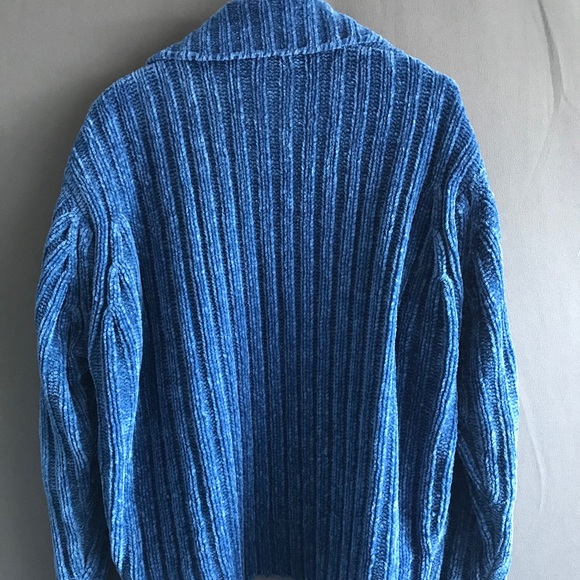 Who Cares Blue Sweater - Picture 7 of 9